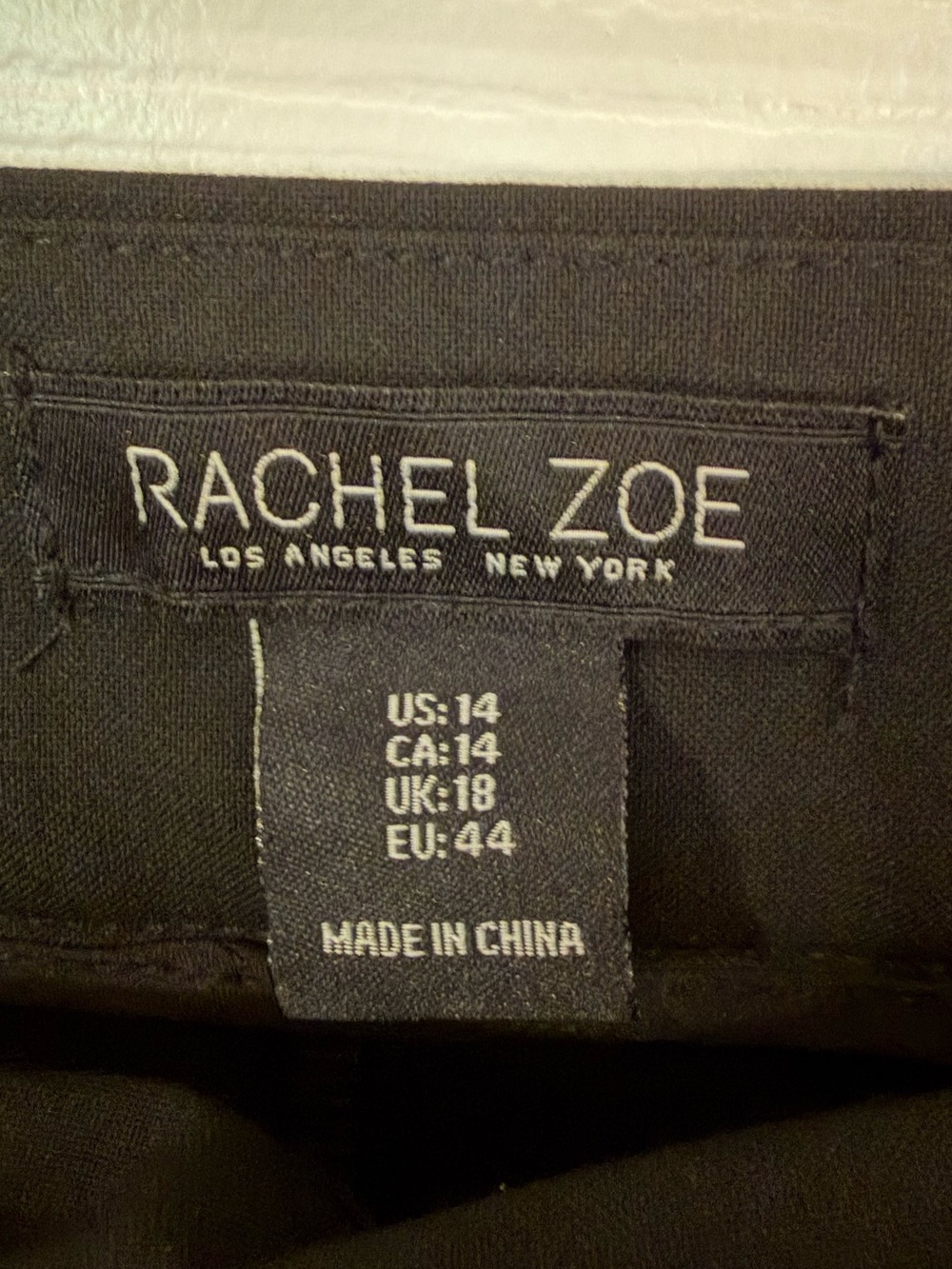 Rachel Zoe Black Straight-Leg Dress Trousers - Picture 4 of 6